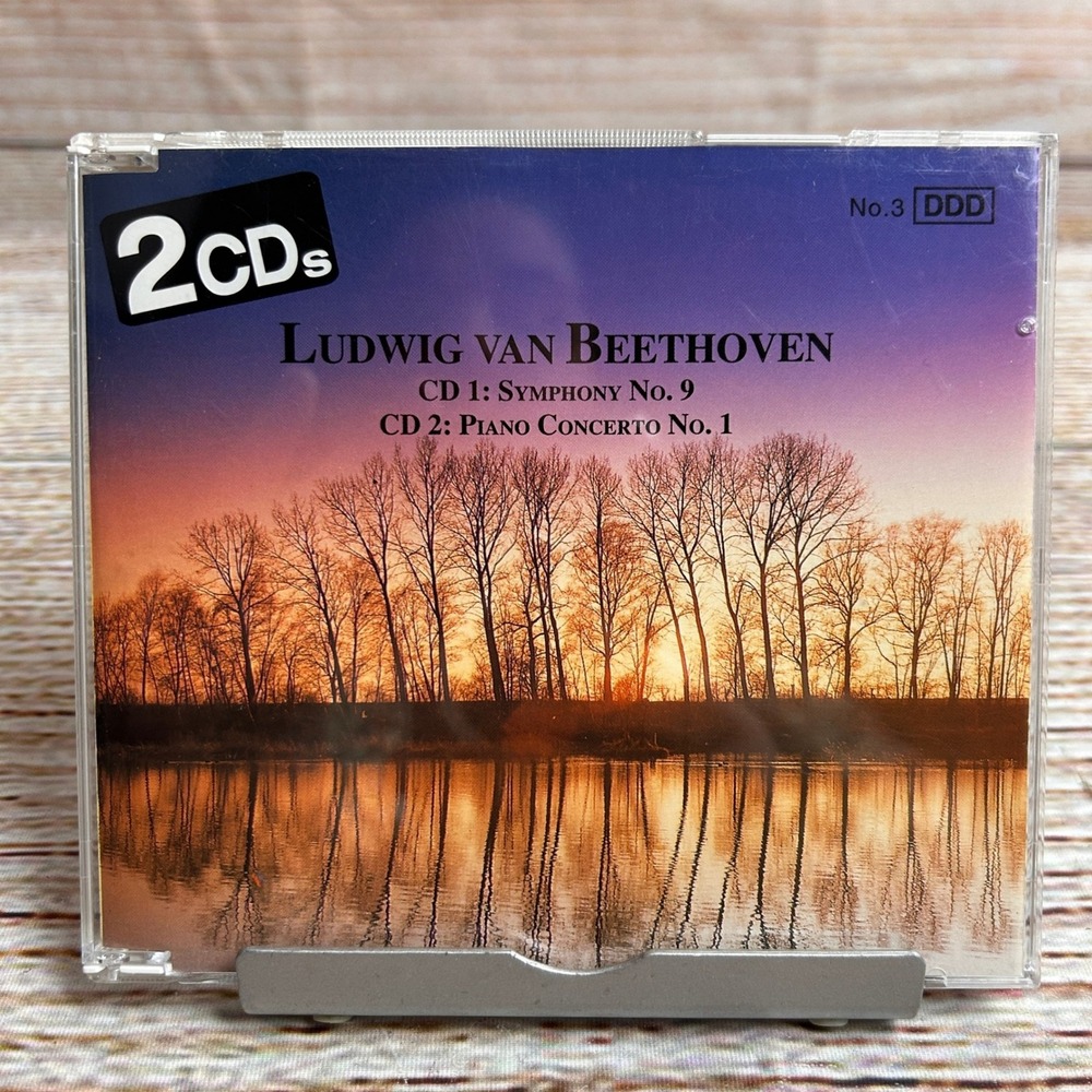 Ludwig van Beethoven Symphony No 9 Piano Concerto No 1 2-CD Pilz 44 9052-2 1990